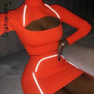 Neon Orange outfit